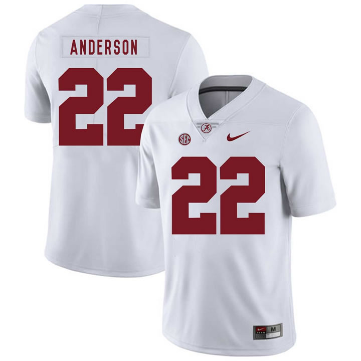 Alabama Crimson Tide 22 Ryan Anderson White Nike College Football Jersey Dzhi,We sell and wholesale Alabama Crimson Tide 22 Ryan Anderson White Nike College Football Jersey Dzhi on line form chian!